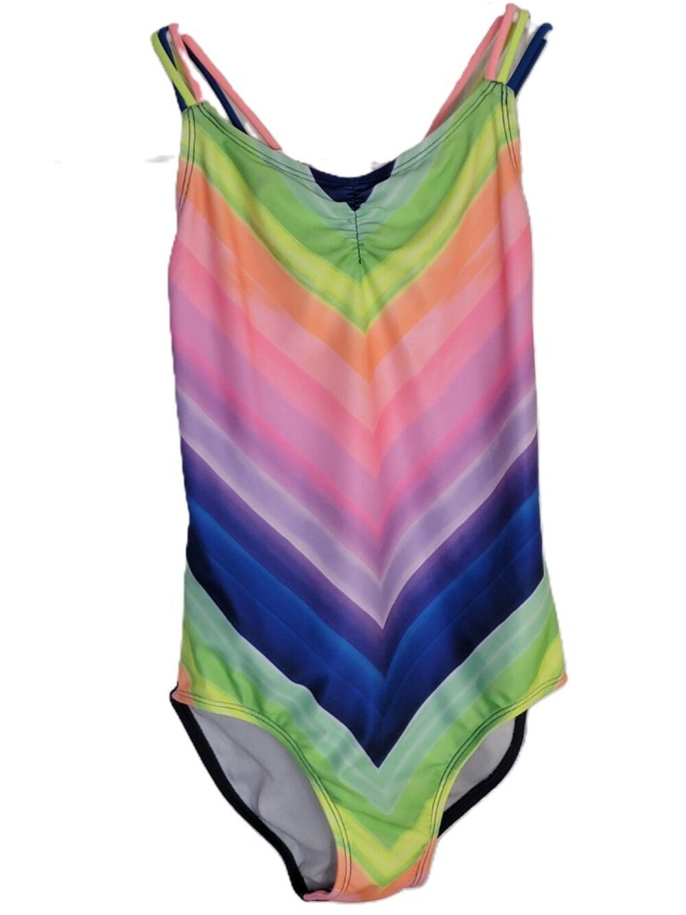 Cat & Jack One‑Piece Swimsuit Multicolor Girls Size L (10‑12)